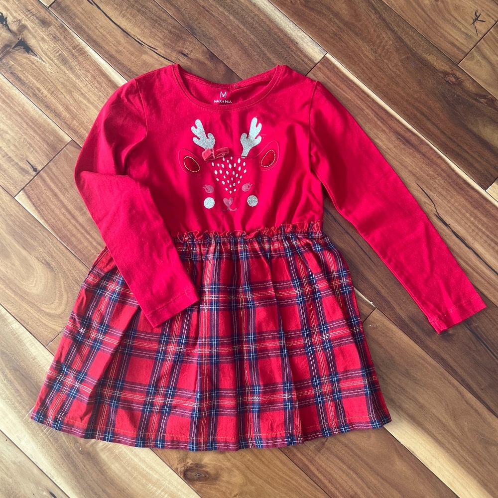 Max & Mia European Christmas/Holiday/Winter Dress size 5/6 a& 7/8